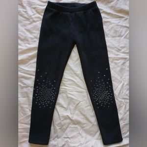 Fleece lined kids leggings